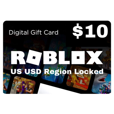 Roblox Gift Card US USD $10 Region Locked