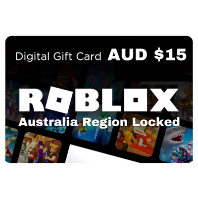 Roblox Gift Card Australia AUD $15 Region Locked