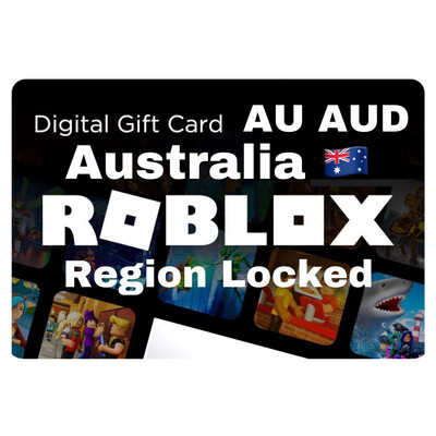 Roblox Gift Card Australia AUD Region Locked
