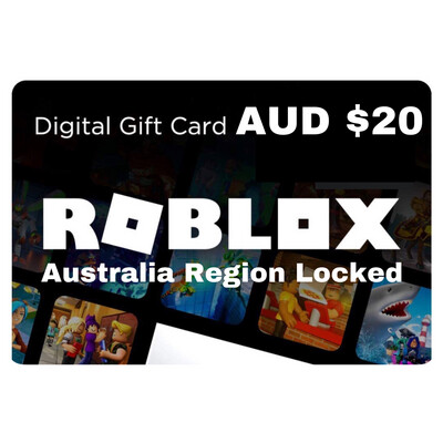 Roblox Gift Card Australia AUD $20 Region Locked
