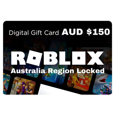 Roblox Gift Card Australia AUD $150 Region Locked