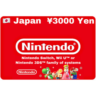 Nintendo eShop Japan ¥3000 YEN