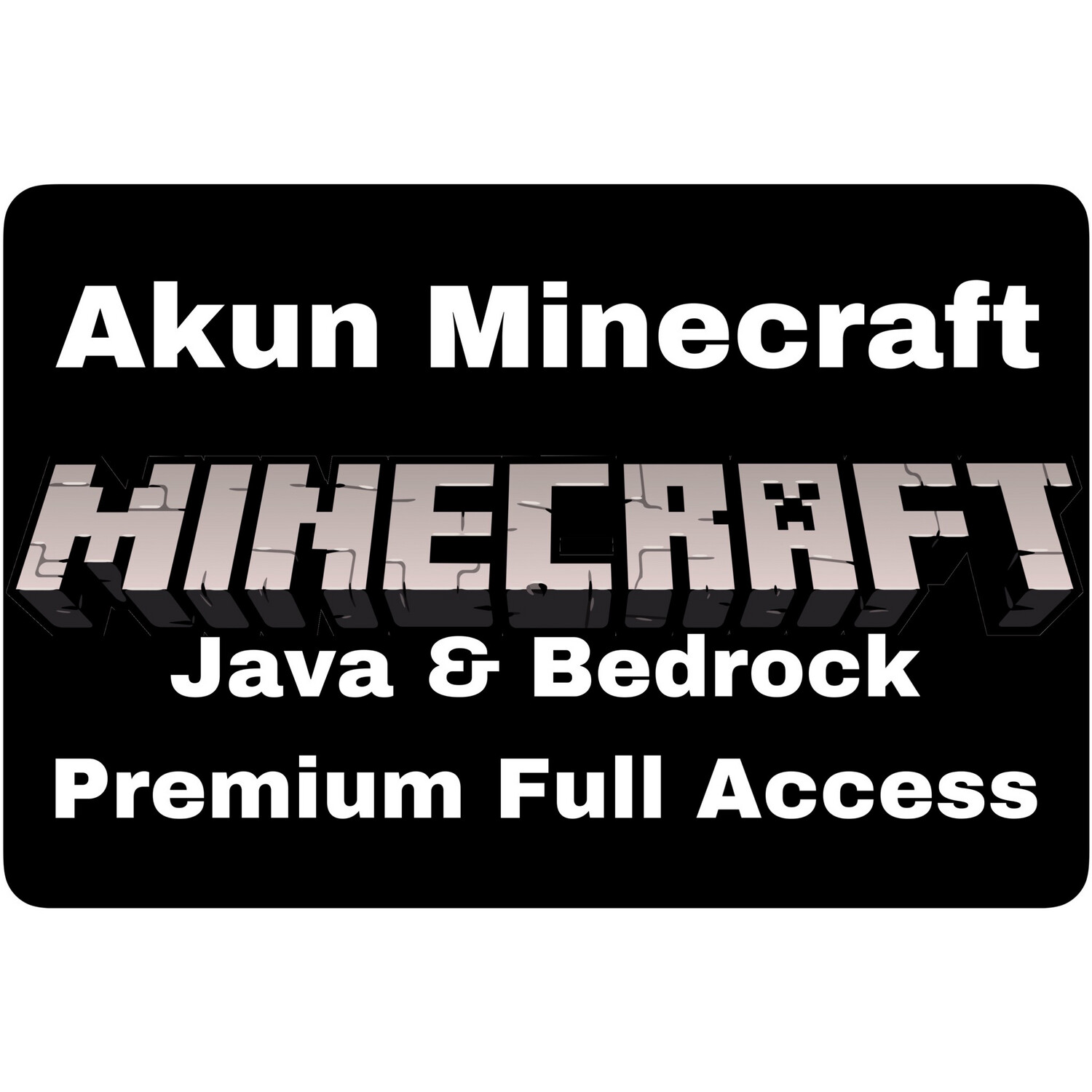 Akun Minecraft Java & Bedrock Premium Full Access