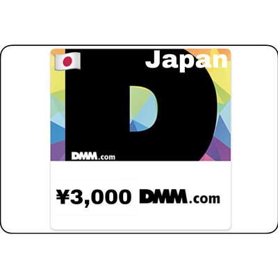 DMM.com Gift Card Japan ¥3000