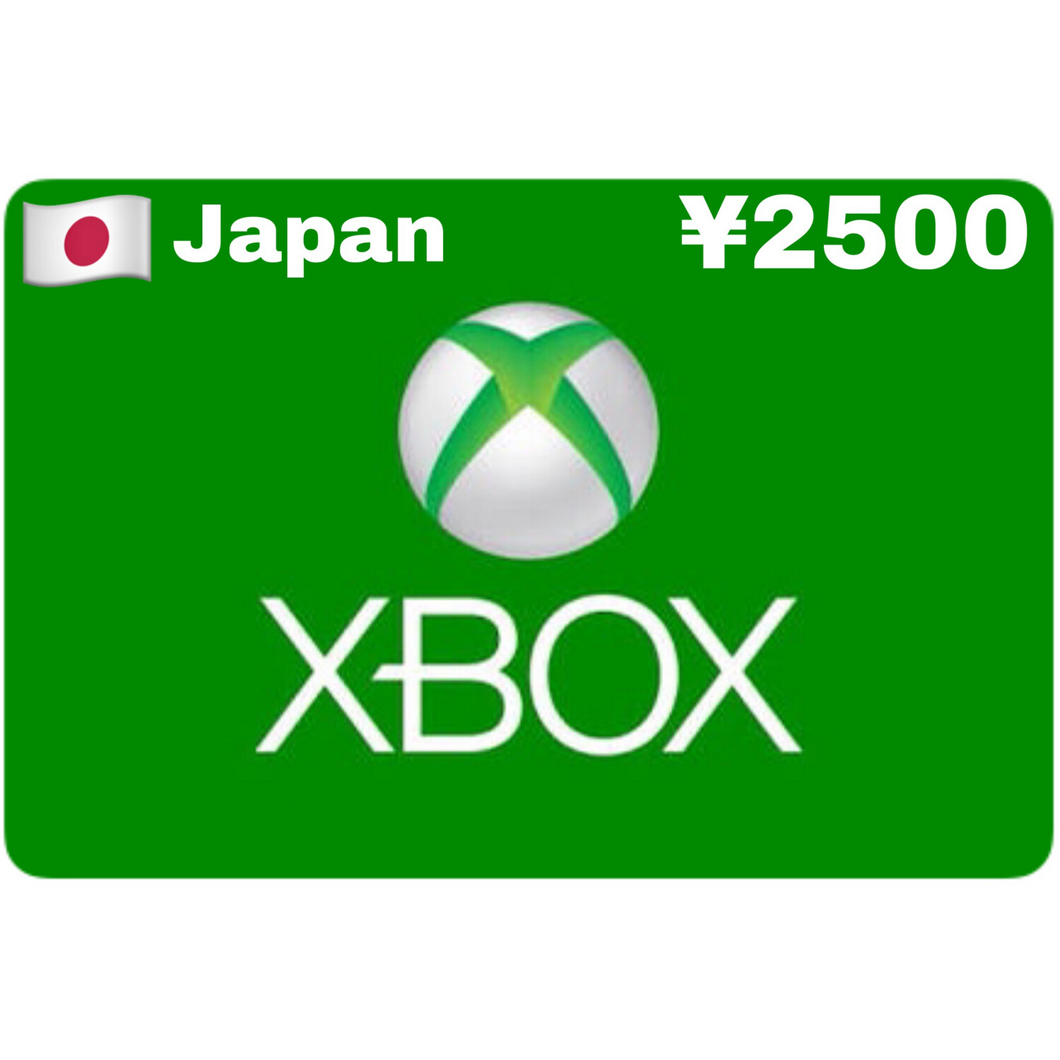 Xbox Gift Card Japan ¥2500 Yen