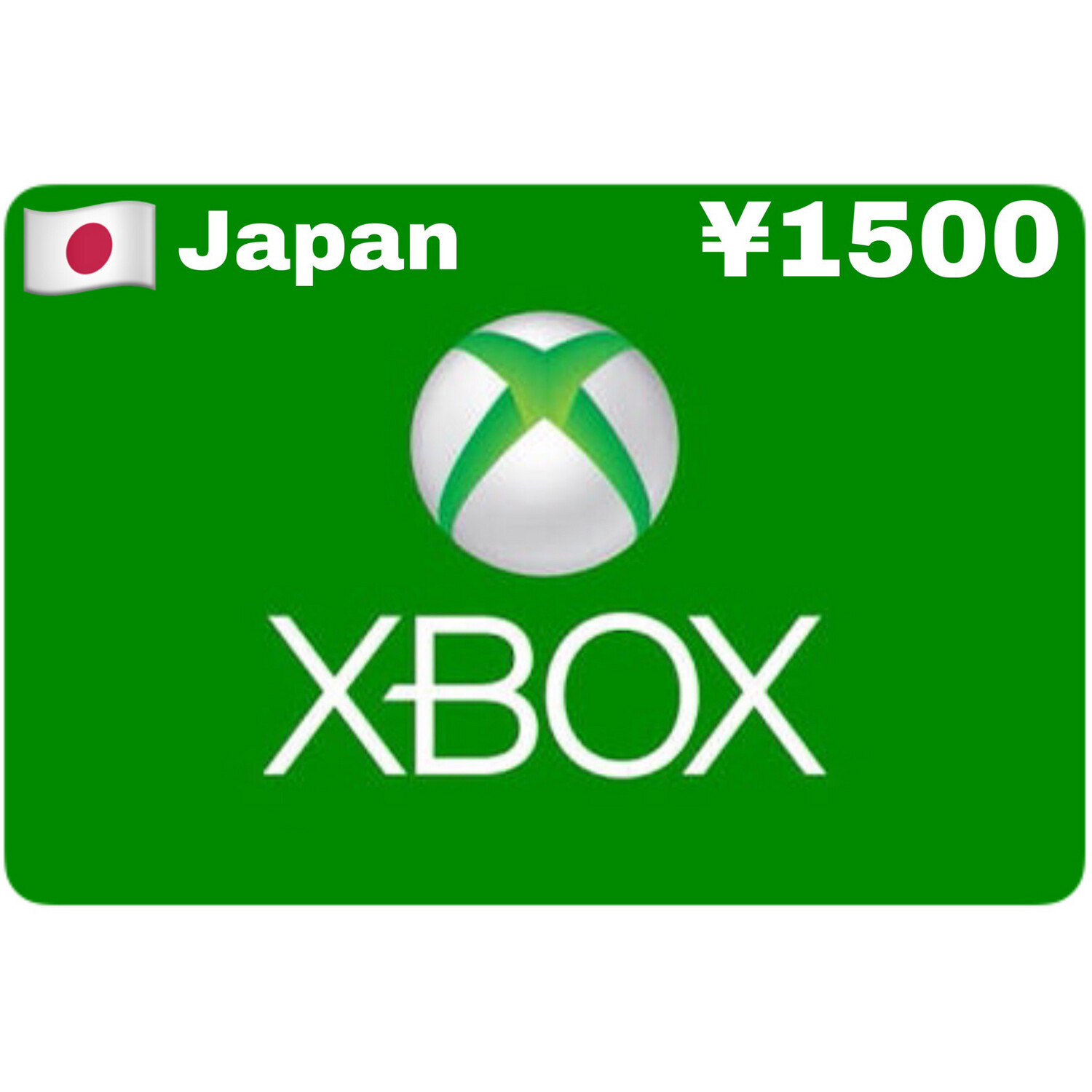 Xbox Gift Card Japan ¥1500 Yen