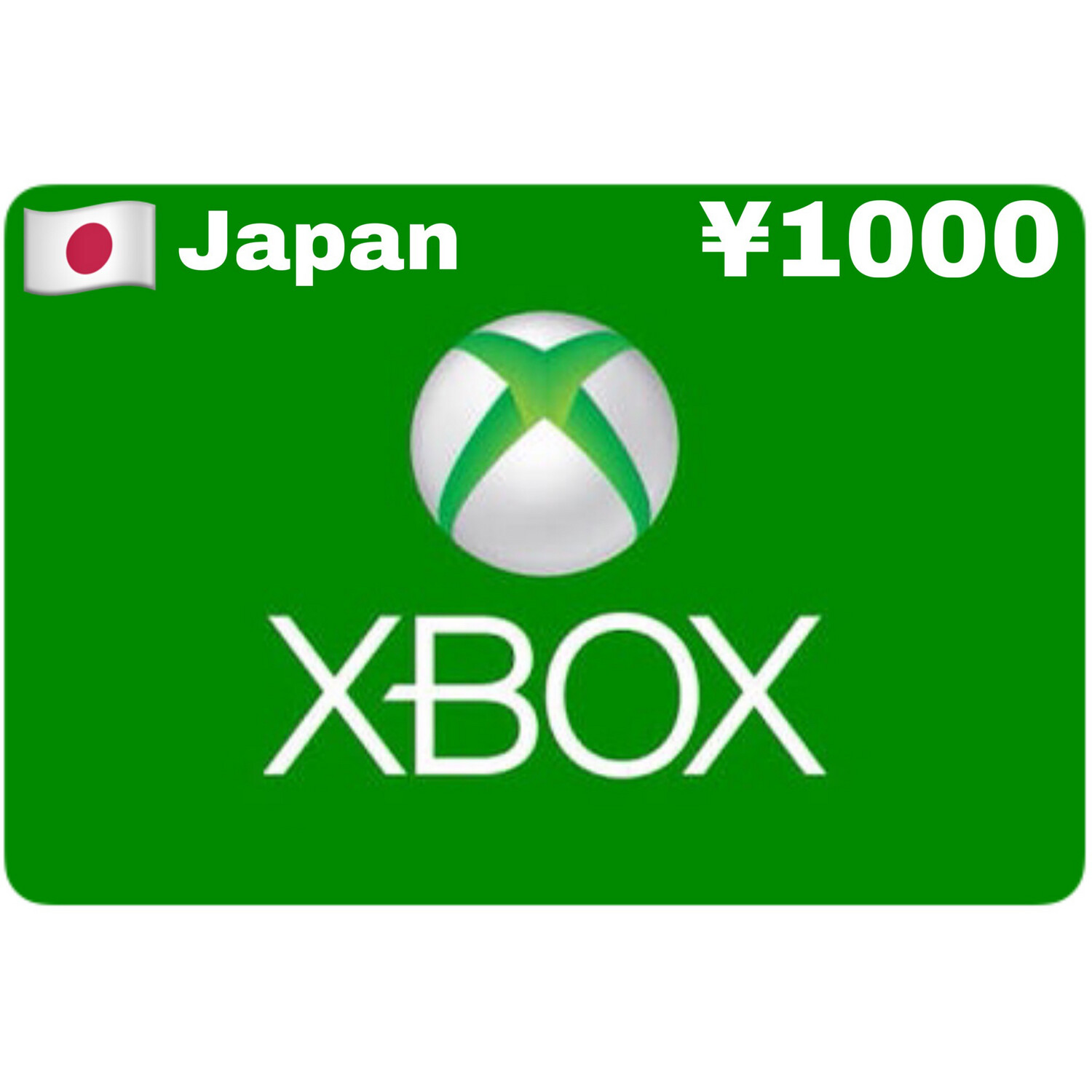Xbox Gift Card Japan ¥1000 Yen