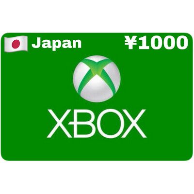 Xbox Gift Card Japan ¥1000 Yen