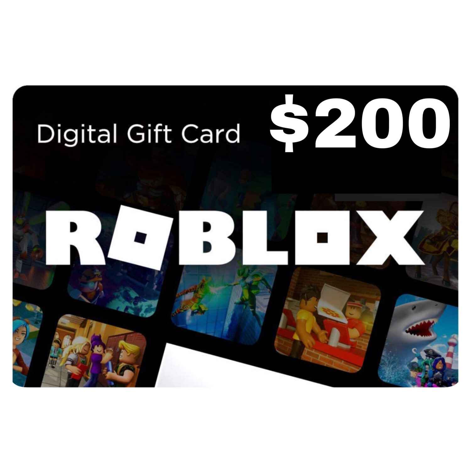 Roblox Gift Card US USD $200 Global