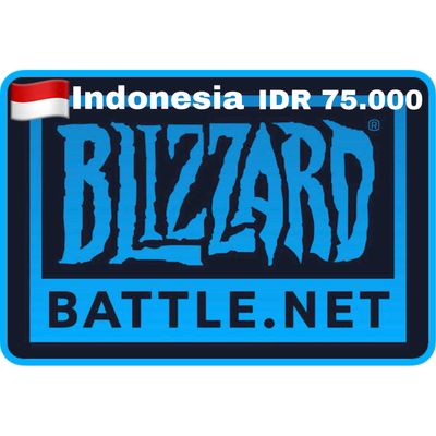 Battlenet Blizzard Gift Card Indonesia IDR 75.000