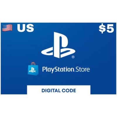 Playstation Store Gift Card US $5 USD