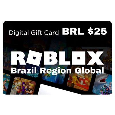 Roblox Gift Card Brazil BRL $25 Region Global