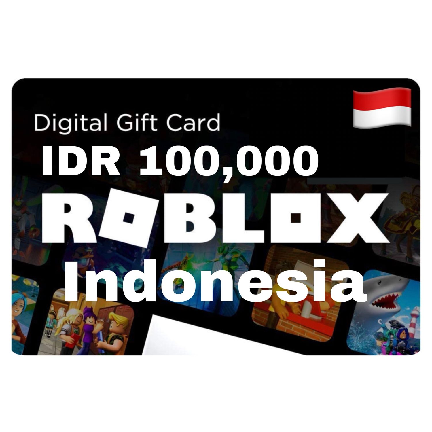 Roblox Gift Card Indonesia IDR 100,000