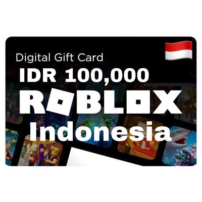 Roblox Gift Card Indonesia IDR 100,000