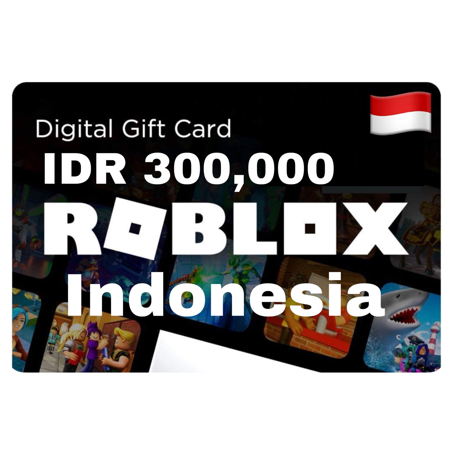 Roblox Gift Card Indonesia IDR 300,000
