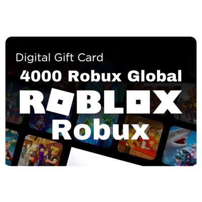 Roblox 4000 Robux Gift Card Global Digital Code