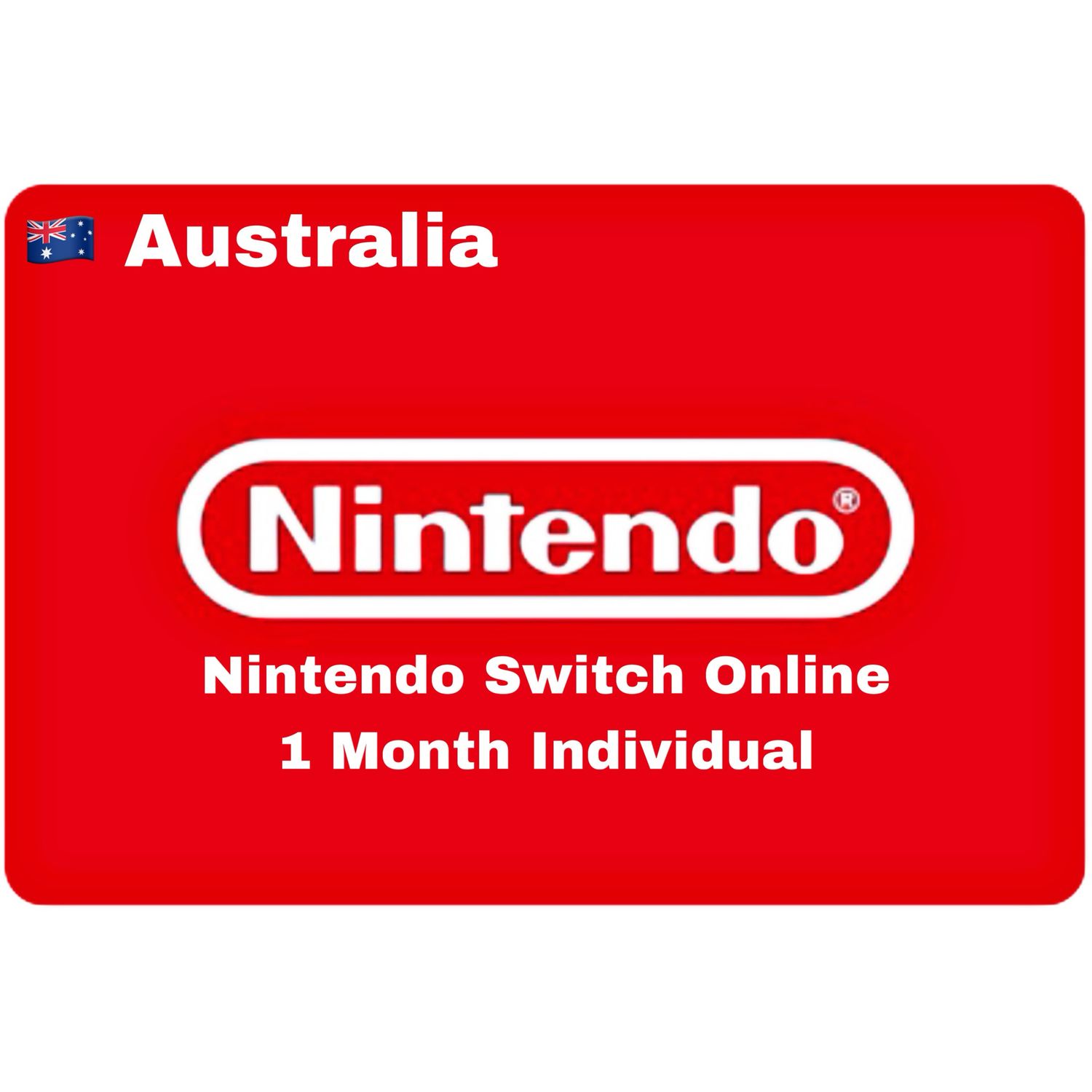 Nintendo Switch Online 1 Month Australia Individual Membership