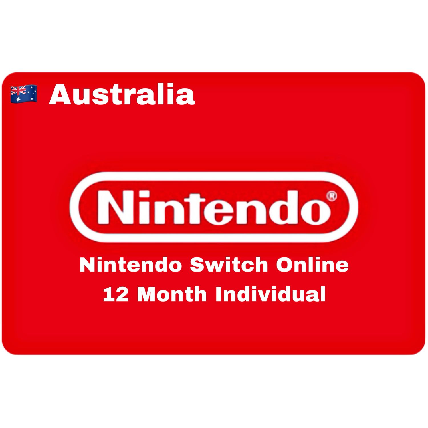 Nintendo Switch Online 12 Month Australia Individual Membership