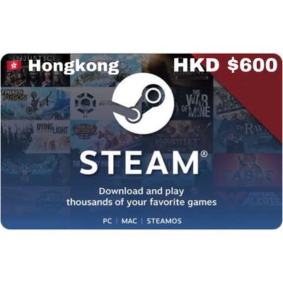 Steam Wallet Code Hong Kong HKD $600