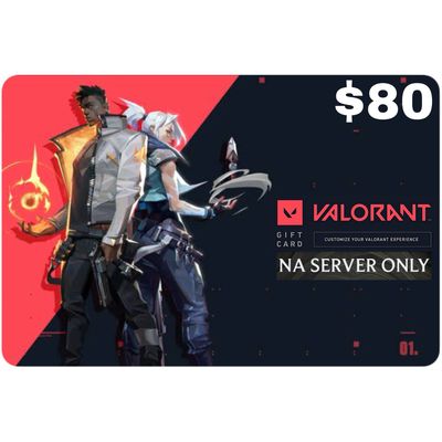 Valorant Gift Card USD $80 NA Server