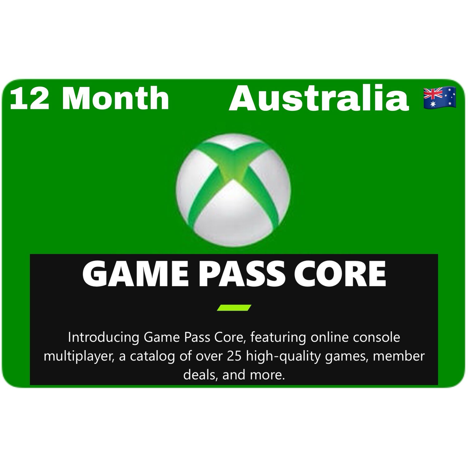 Xbox Game Pass Core 12 Month Australia