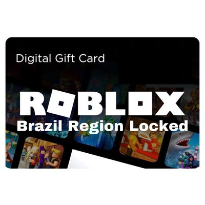 Roblox Gift Card Brazil BRL Region Locked