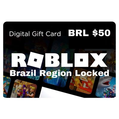 Roblox Gift Card Brazil BRL $50 Region Locked