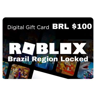 Roblox Gift Card Brazil BRL $100 Region Locked