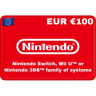 Nintendo eShop Europe EUR €100