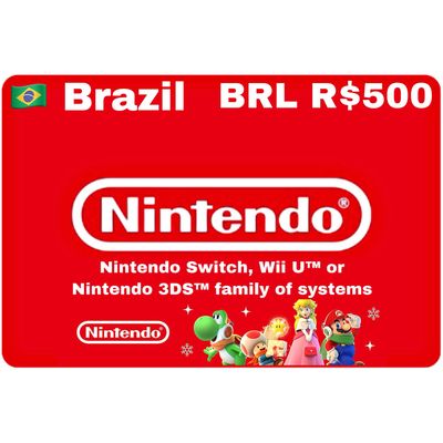 Nintendo eShop Brazil BRL R$500
