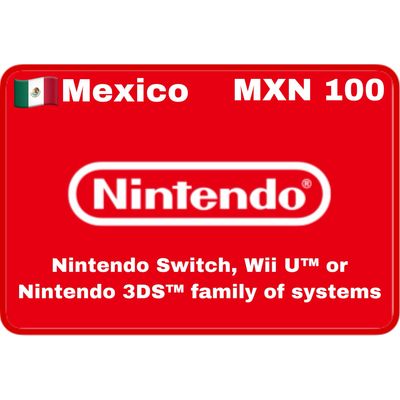 Nintendo eShop Mexico MXN 100