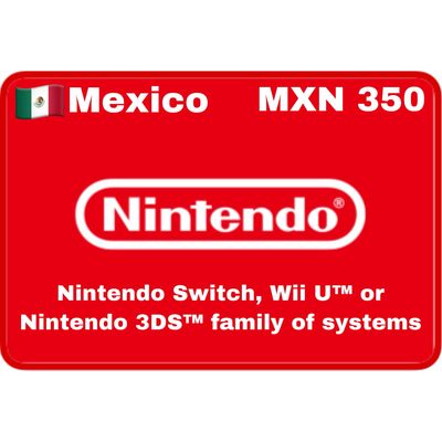 Nintendo eShop Mexico MXN 350