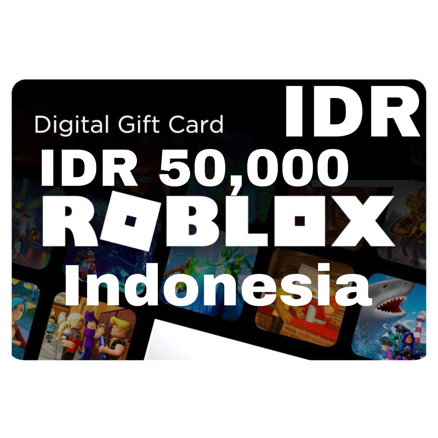 Roblox Gift Card Indonesia IDR 50,000