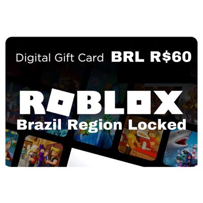 Roblox Credit Gift Card Brazil BRL R$60
