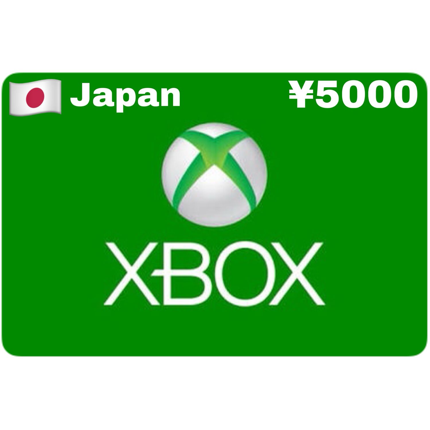 Xbox Gift Card Japan ¥5000 YEN