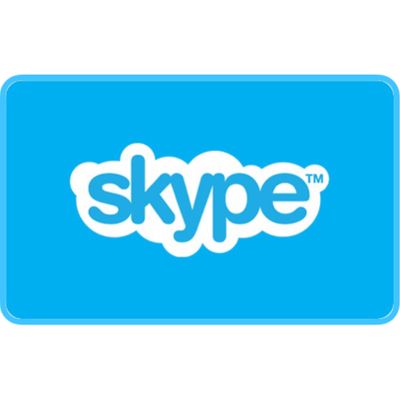 Skype Credit Gift Card