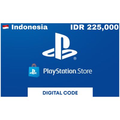 Playstation Store Gift Card Indonesia IDR 225,000