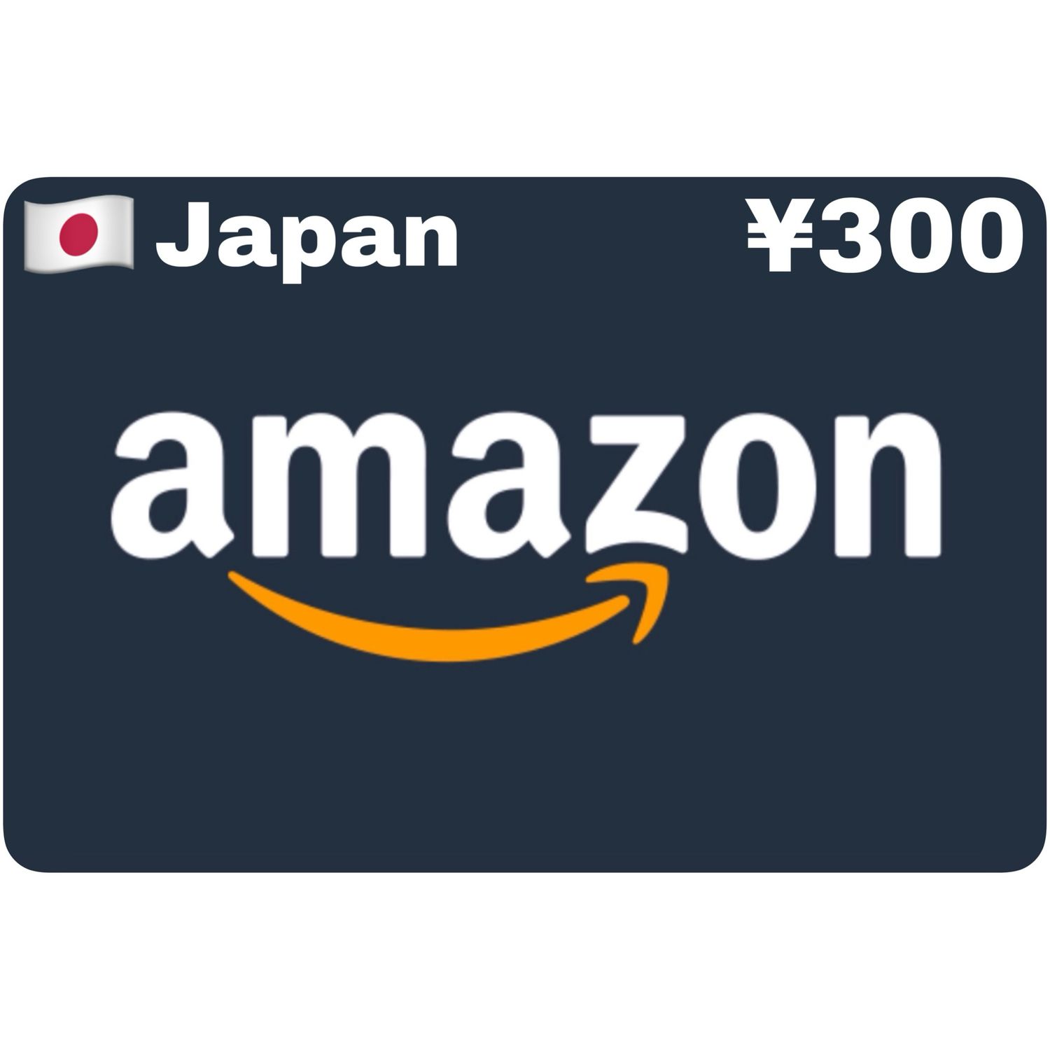 Amazon.co.jp Gift Card Japan ¥300 Yen