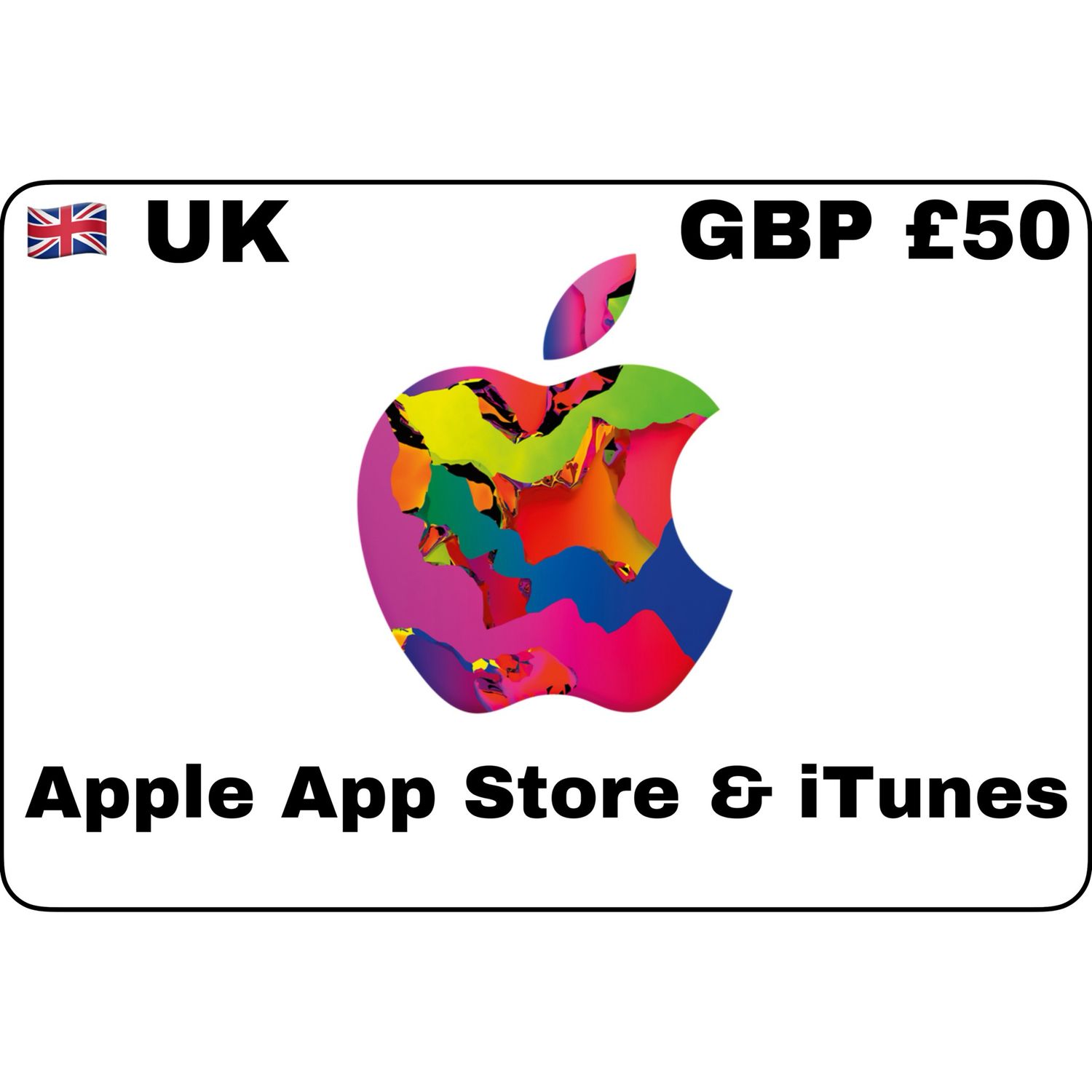 Apple iTunes Gift Card UK GBP £50