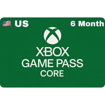 Xbox Live Gold 6 Month US Xbox Game Pass Core