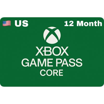 Xbox Live Gold 12 Month US Xbox Game Pass Core