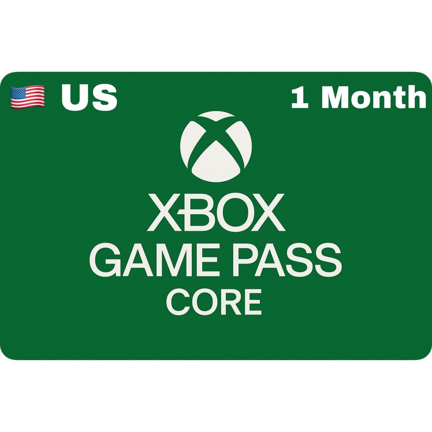 Xbox Live Gold 1 Month US Xbox Game Pass Core