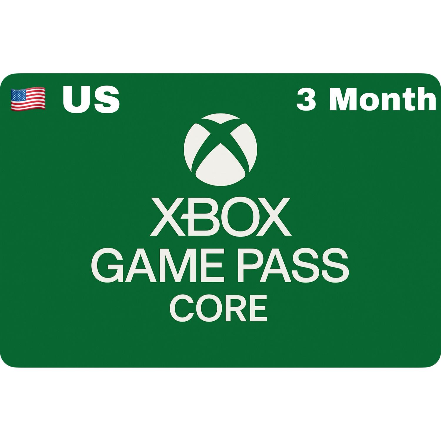 Xbox Live Gold 3 Month US Xbox Game Pass Core