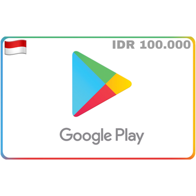Google Play Gift Card Indonesia IDR 100.000