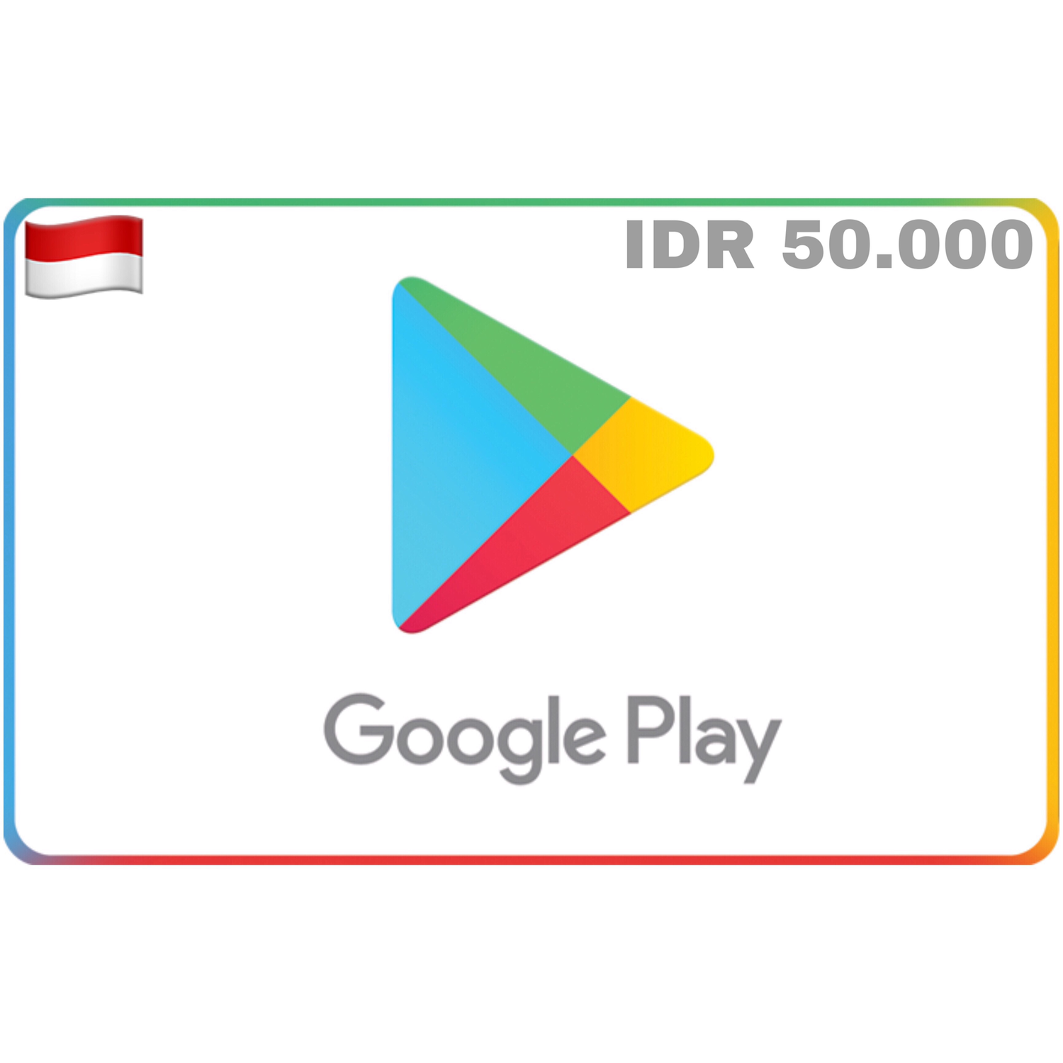 Google Play Gift Card Indonesia IDR 50.000