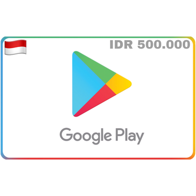 Google Play Gift Card Indonesia IDR 500.000