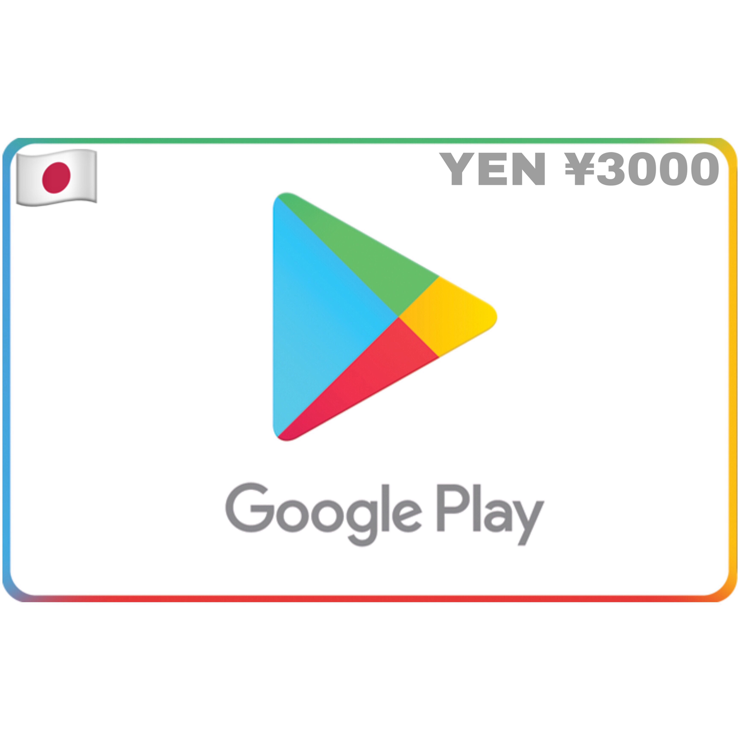 Google Play Japan ¥3000 YEN