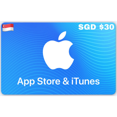 Apple iTunes Gift Card Singapore SGD $30