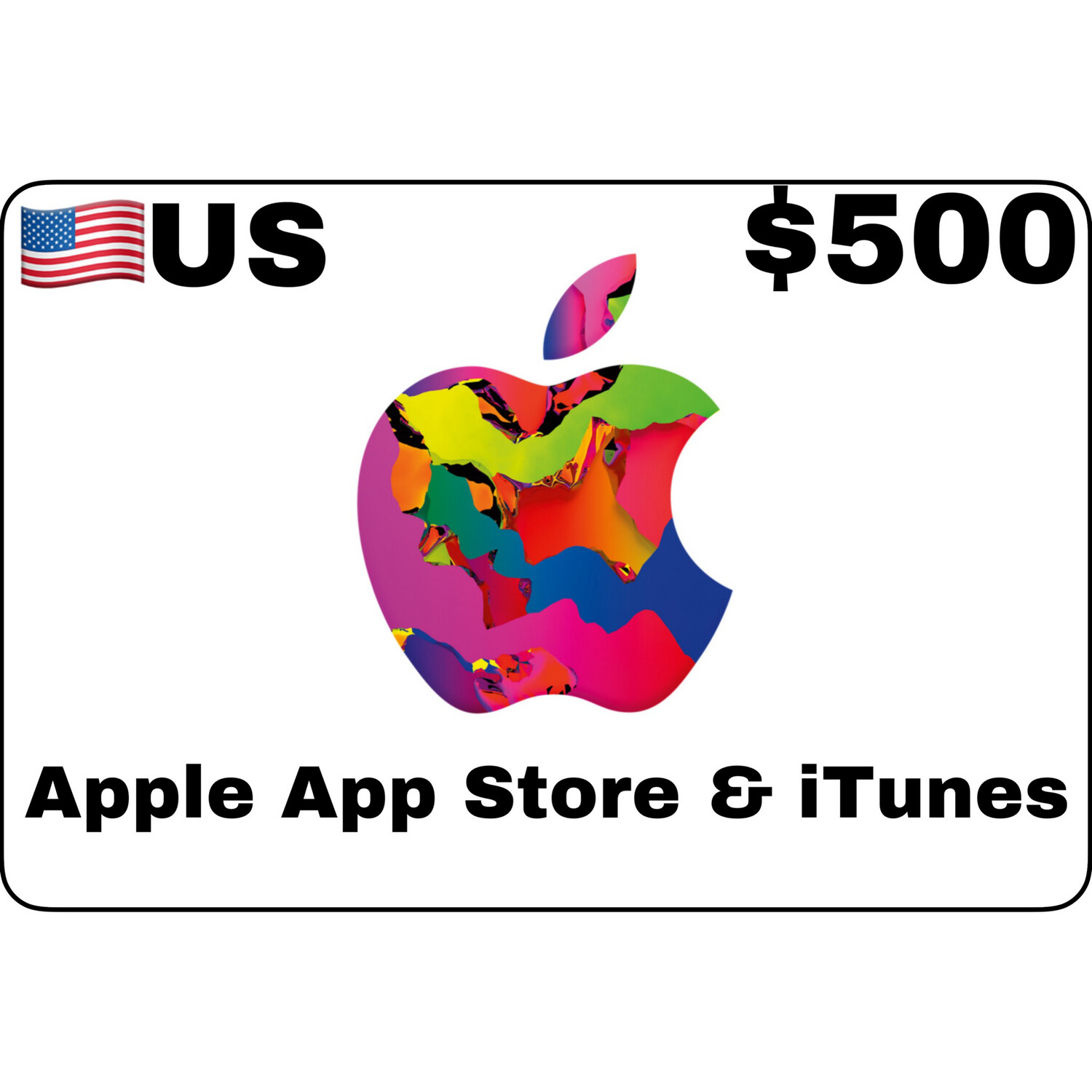 Apple iTunes Gift Card US $500 USD Apple iTunes Gift Card US $500 USD