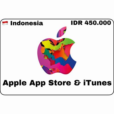 Apple iTunes Gift Card Indonesia 450.000 Apple iTunes Gift Card Indonesia 450.000